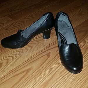 Naturalizer N5 comfort black leather shoes Sz 10